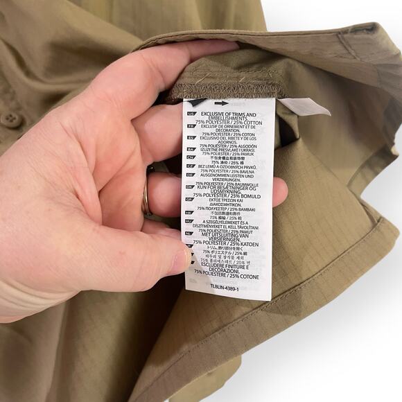 NEW 5.11 Tactical Mens XL Landen Long Sleeve Work Shirt Tan Beige FlexLite - Picture 6 of 9